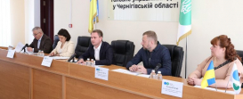Meeting of the Head of the State Tax Service of Ukraine Ruslan Kravchenko and entrepreneurs of Chernihiv region with the participation of the Head of Chernihiv Regional Military Administration Vyacheslav Chaus. 