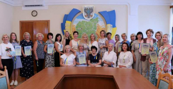 Meeting of the Union of Women of Chernihiv Region with the heads of the Chernihiv Regional Council.